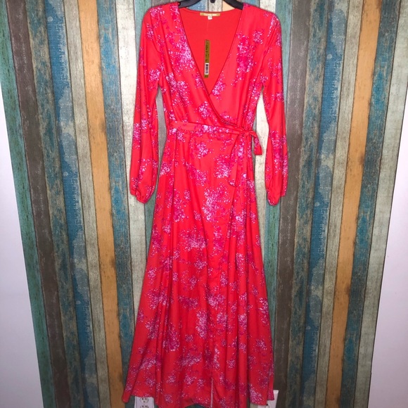 Gianni Bini Grenadine Rotar Wrap Dress - Picture 2 of 4